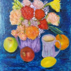 Wealth an exquisite still life oil painting