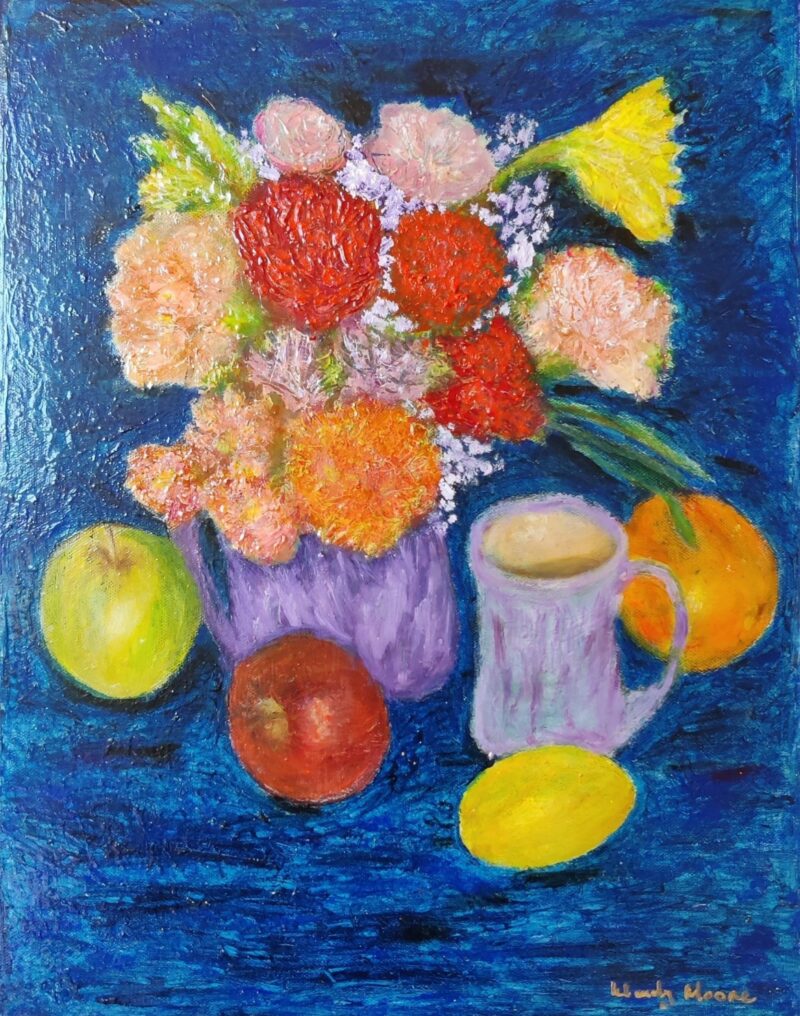 Wealth an exquisite still life oil painting