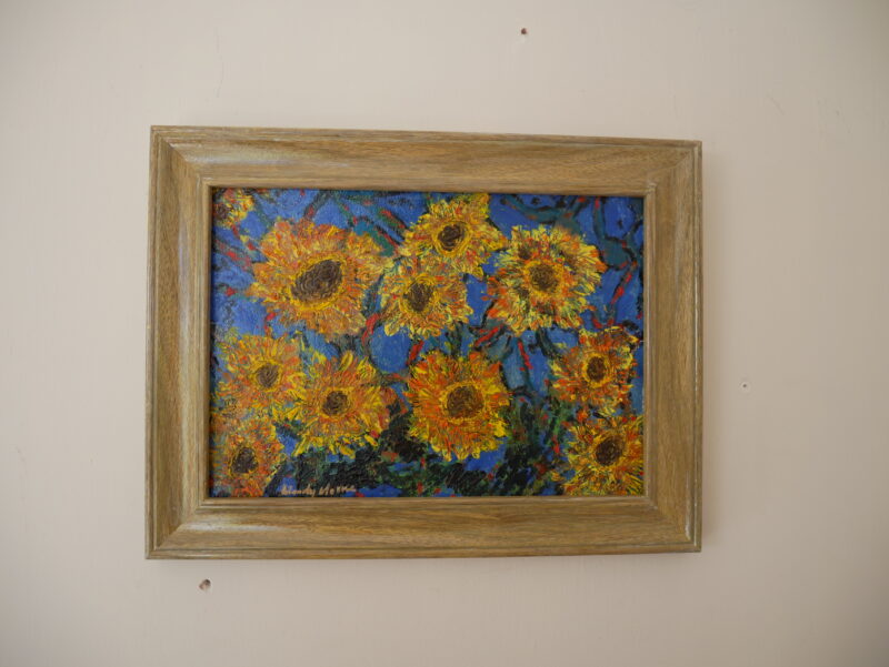 Sunflowers oil painting