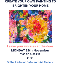 Meditate and paint workshop Cork City (November)